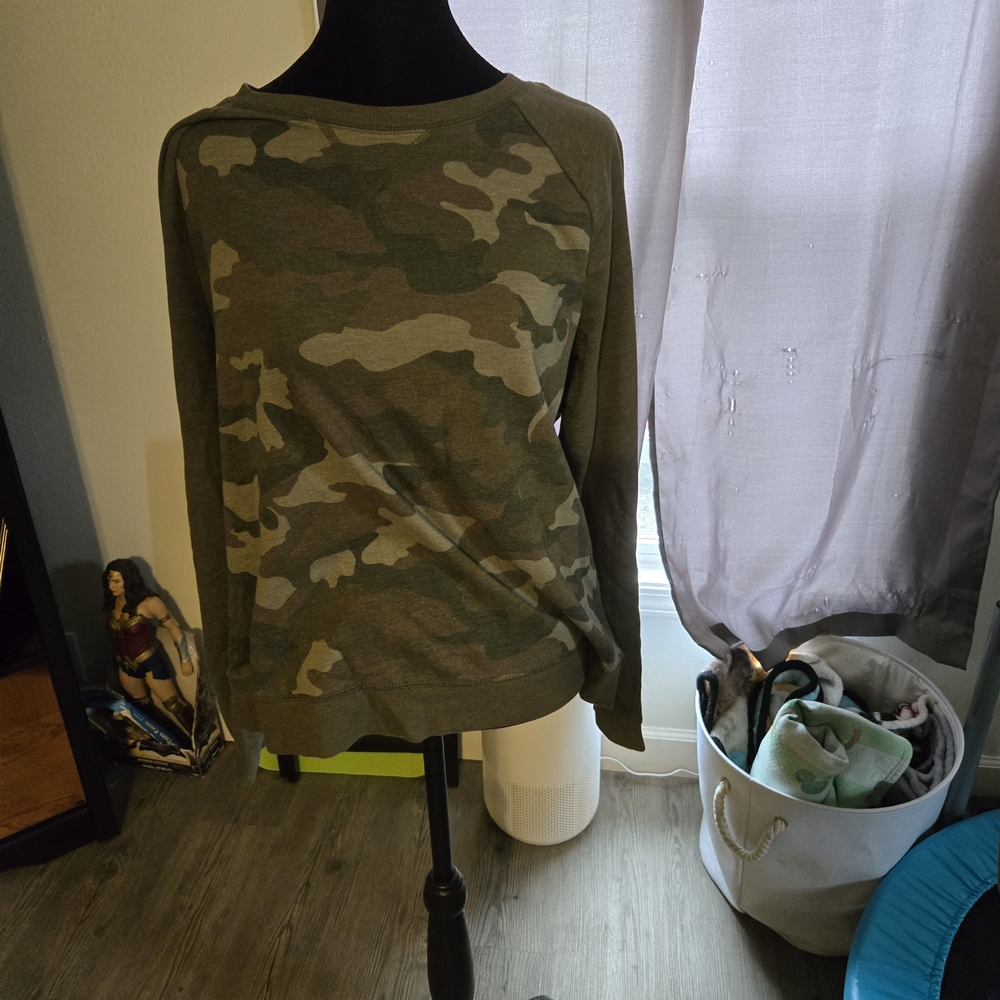Sonoma Olive Camouflage Long Sleeve Shirt
